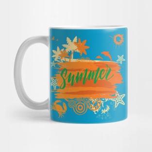 Hawaii sunset Beach Siesta Aloha Mug